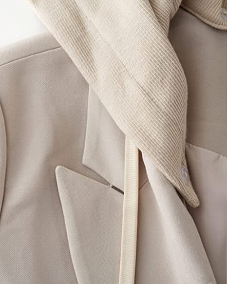 Women's casual hooded coat office coat